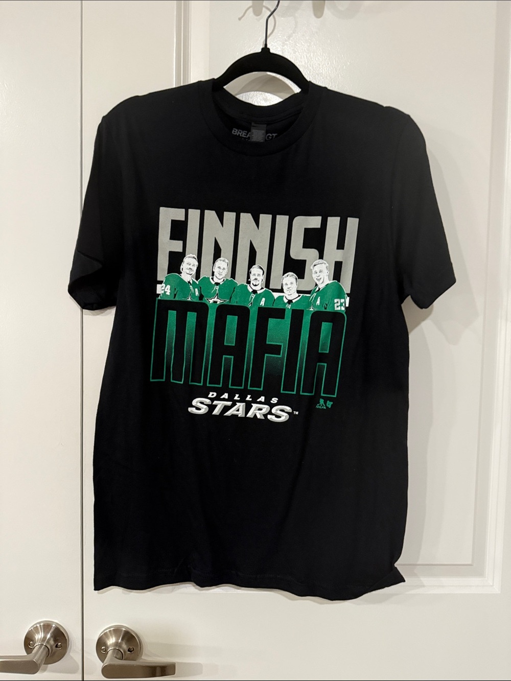 Dallas Stars Finnish Mafia Graphic Tee - Black & Green